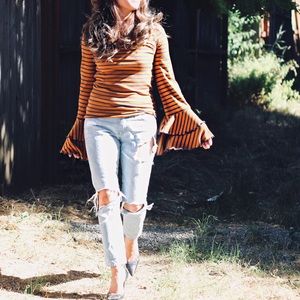 We The Free Stripes Top